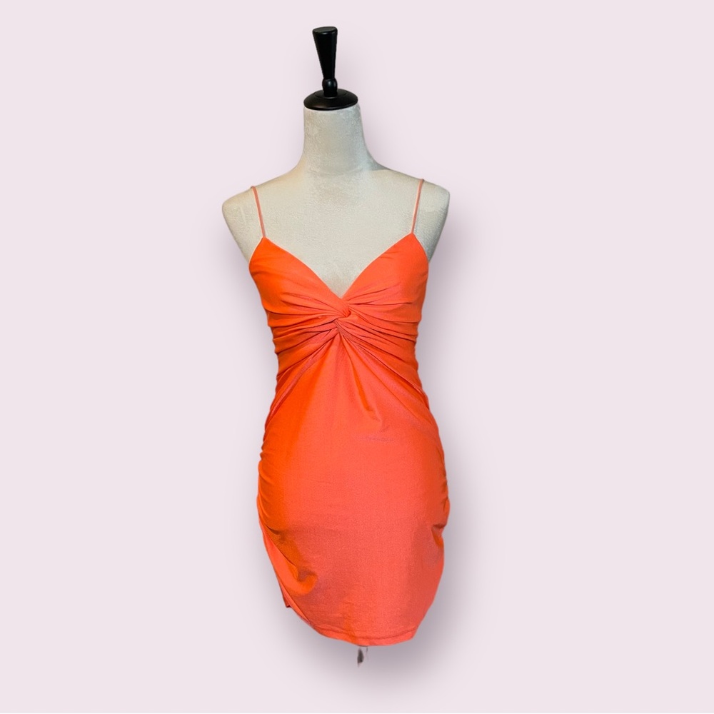 Forever 21 y2k Neon Rouched Mini/party Dress NWT size Women’s M